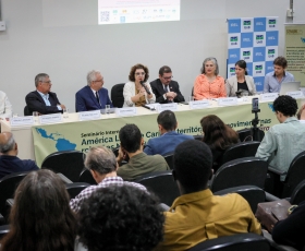 Abertura do Seminário Internacional América Latina e Caribe e territórios em movimento nas relações Norte-Sul e Sul-Sul